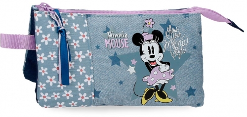 Penar fete, Disney Minnie Mouse Style, 3 compartimente, multicolor